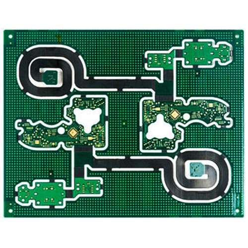 Four-layer rigid-flex board