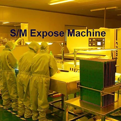 PCB solder mask expose machine